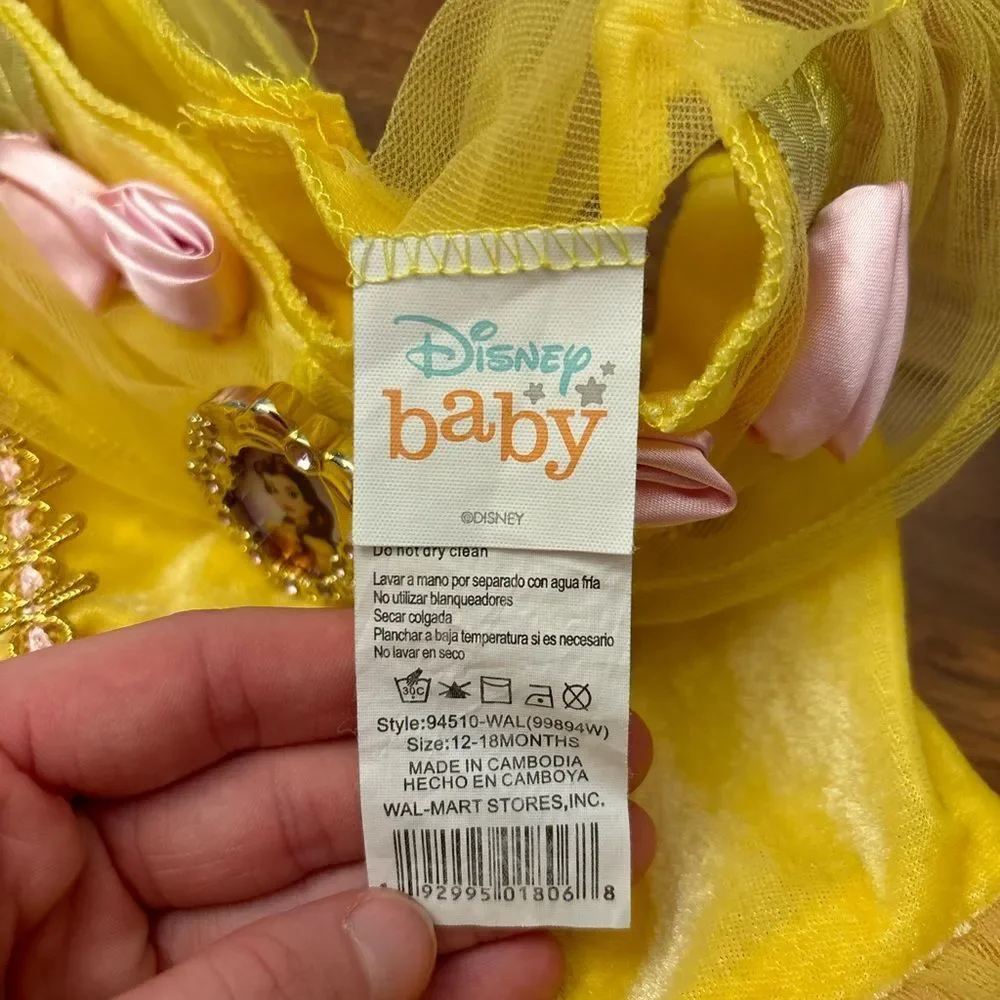 Disney Baby Belle Beauty and the Beast Costume Dress - Picture 5 of 6